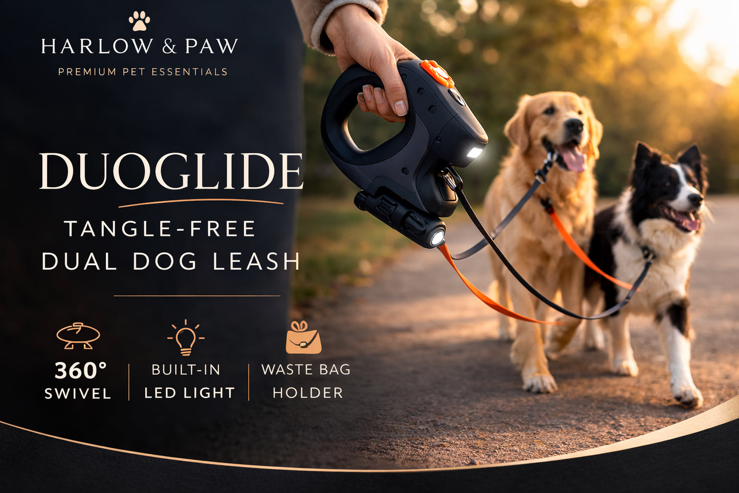 Harlow & Paw™ DuoGlide Leash