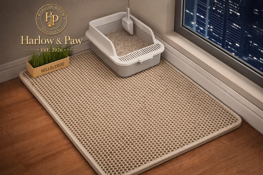 Harlow & Paw CleanGuard™ Honeycomb Litter Mat